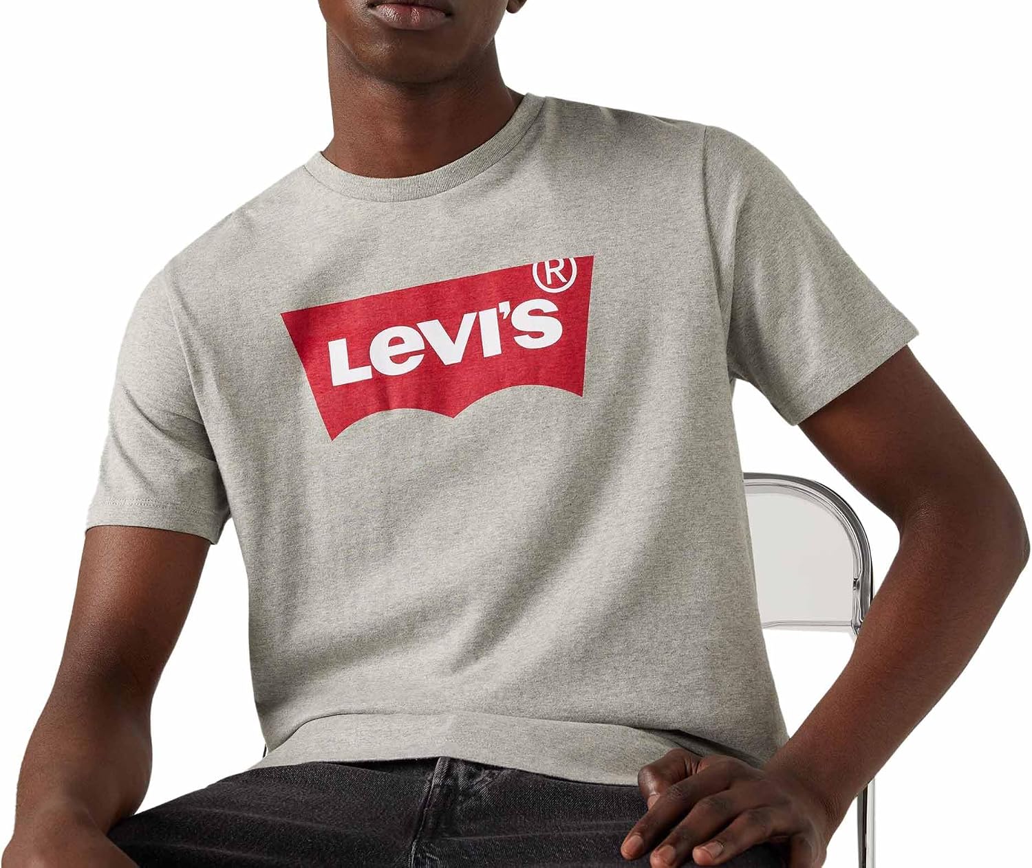 Detalle 2 de Levi's Graphic Set-in Neck T‑shirt homme gris XL
