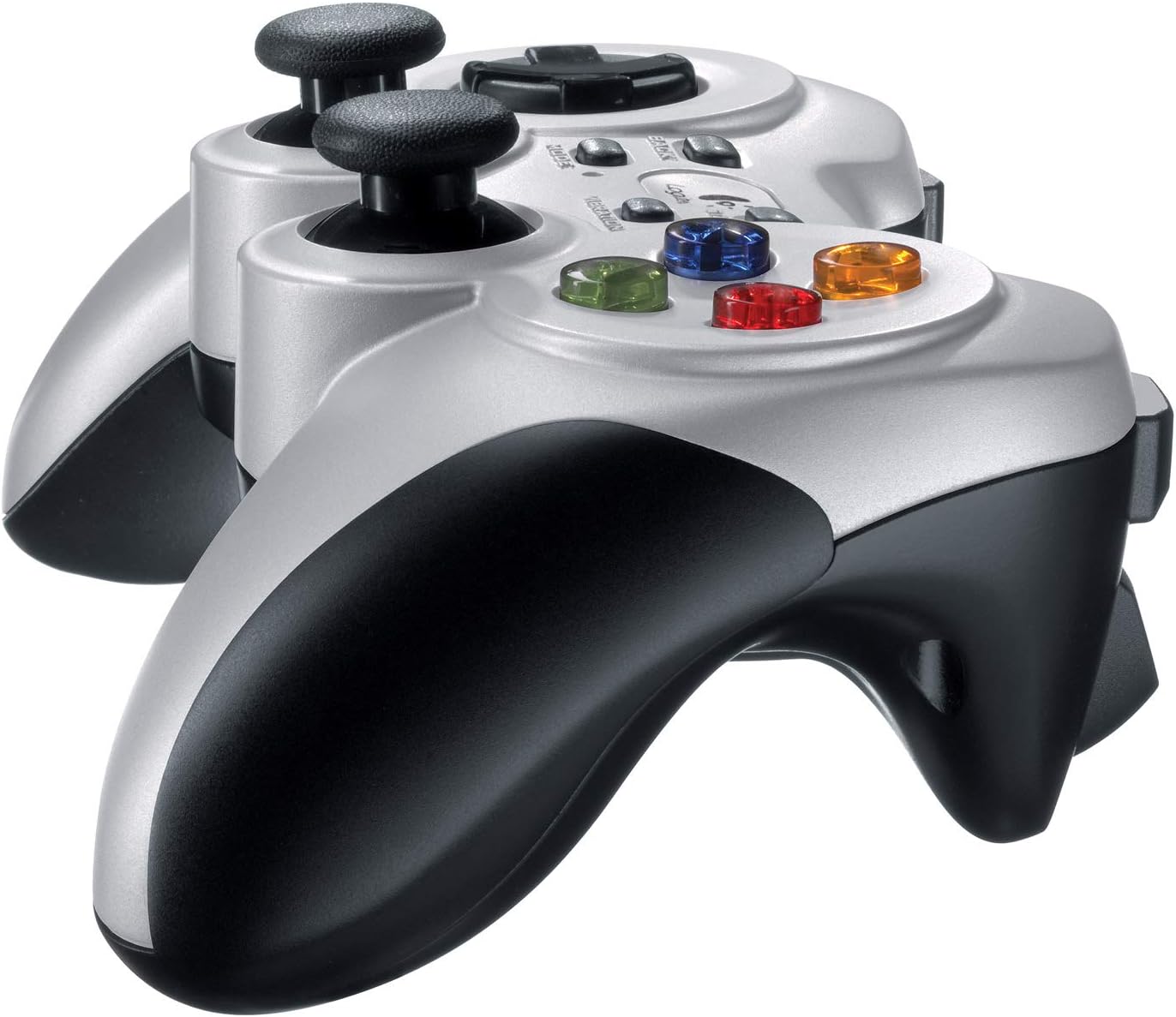 Detalle de Logitech G F710 manette sans fil 2,4 GHz avec nano-récepteur USB, double vibration et croix 4 directions – PC