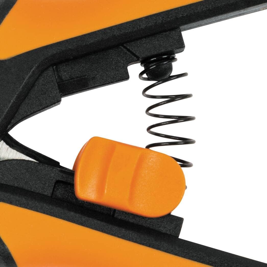 Detalle 2 de Fiskars Solid Ciseaux à élaguer SP13 – MicroTip, Orange/Noir (21,5 cm, Ø 5 mm)