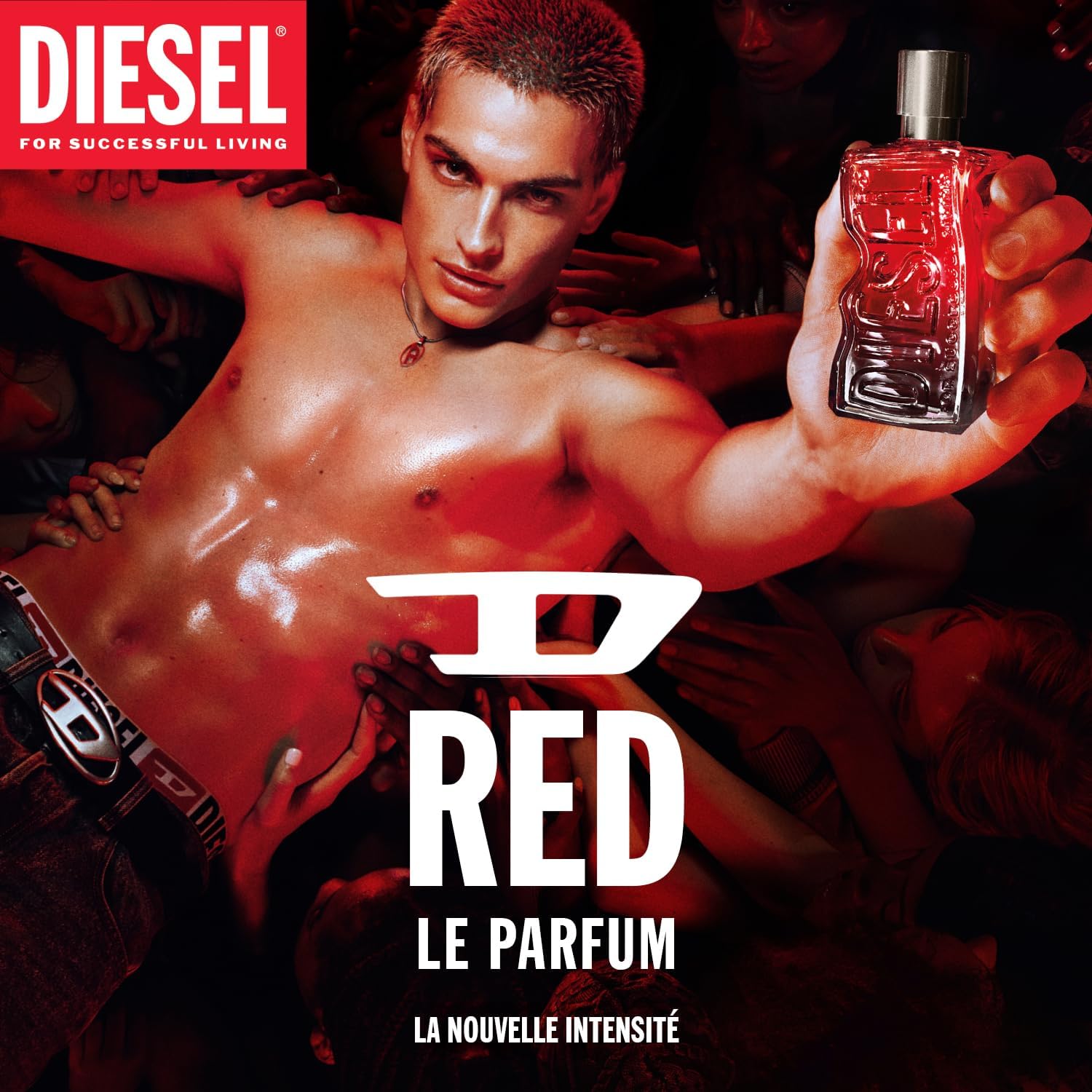 Detalle de Diesel D Red Parfum Pour Homme – Fougère Boisée Intense