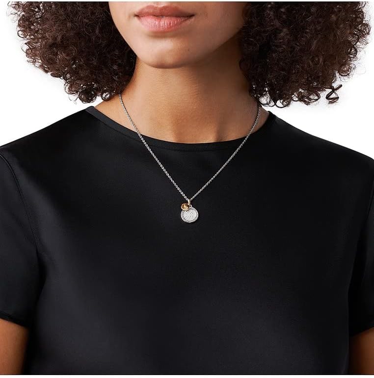 Detalle de Emporio Armani Collier en argent sterling pour femme avec fermoir mousqueton