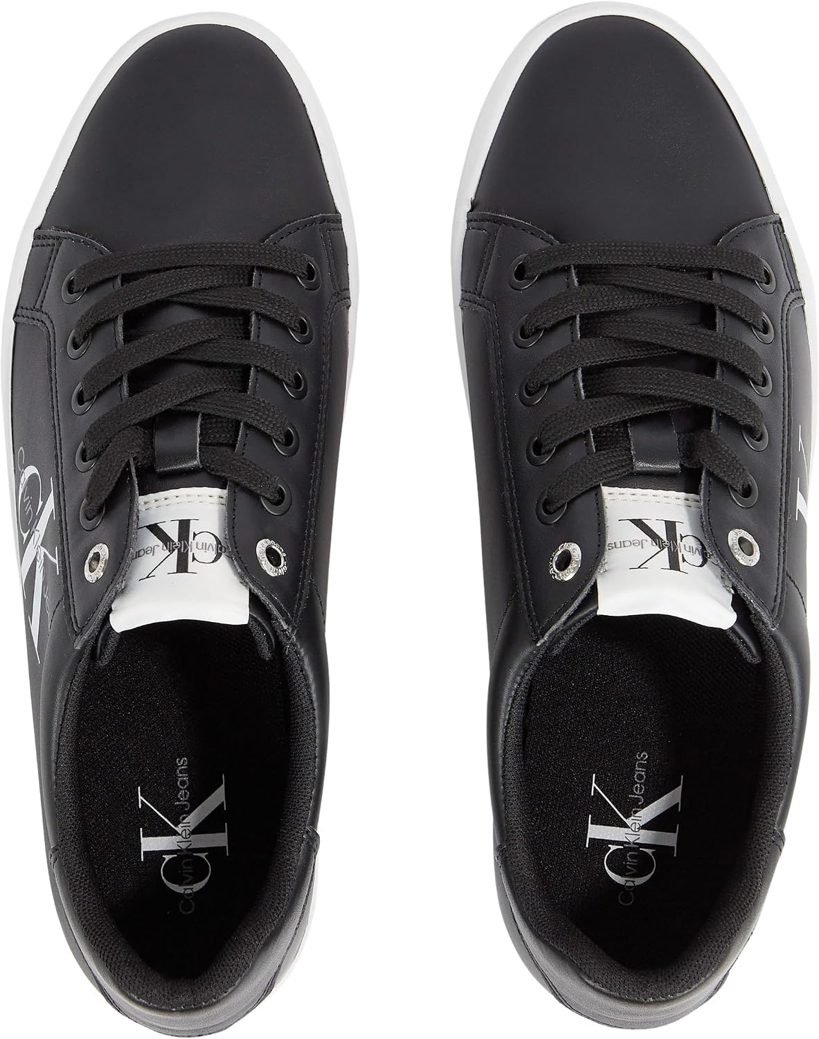 Detalle de Calvin Klein Baskets vulcanisées femme à plateforme Vulcanisées Flatform Lace-up