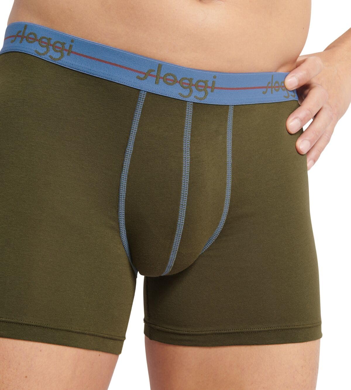 Detalle de Sloggi Men Start Short C2p Box — sous-vêtement léger, design moderne