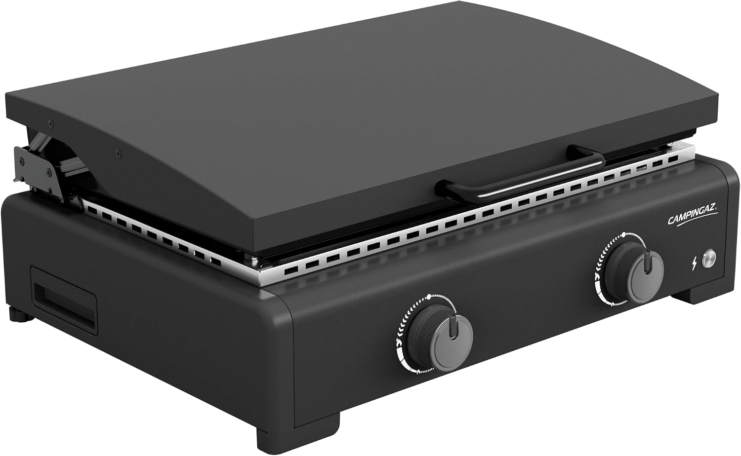 Detalle de Campingaz Plancha Othello 2 L – Plancha barbecue gaz à double brûleur 58 × 36 cm