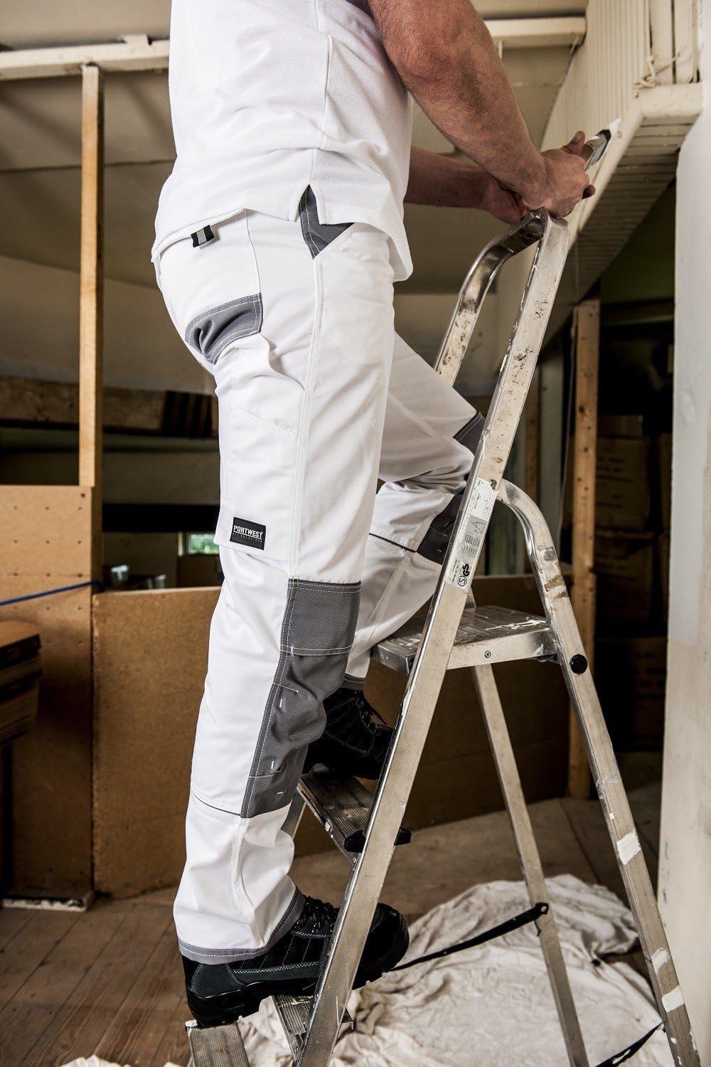 Detalle 2 de Portwest PANTALON PEINTRE PRO Taille L blanc
