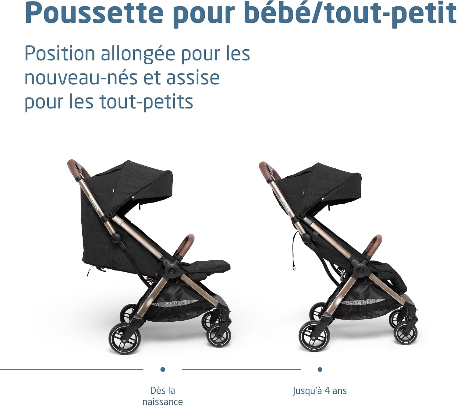 Detalle 2 de Maxi-Cosi Eva3 Poussette: légère, compacte et polyvalente pour 0–4 ans