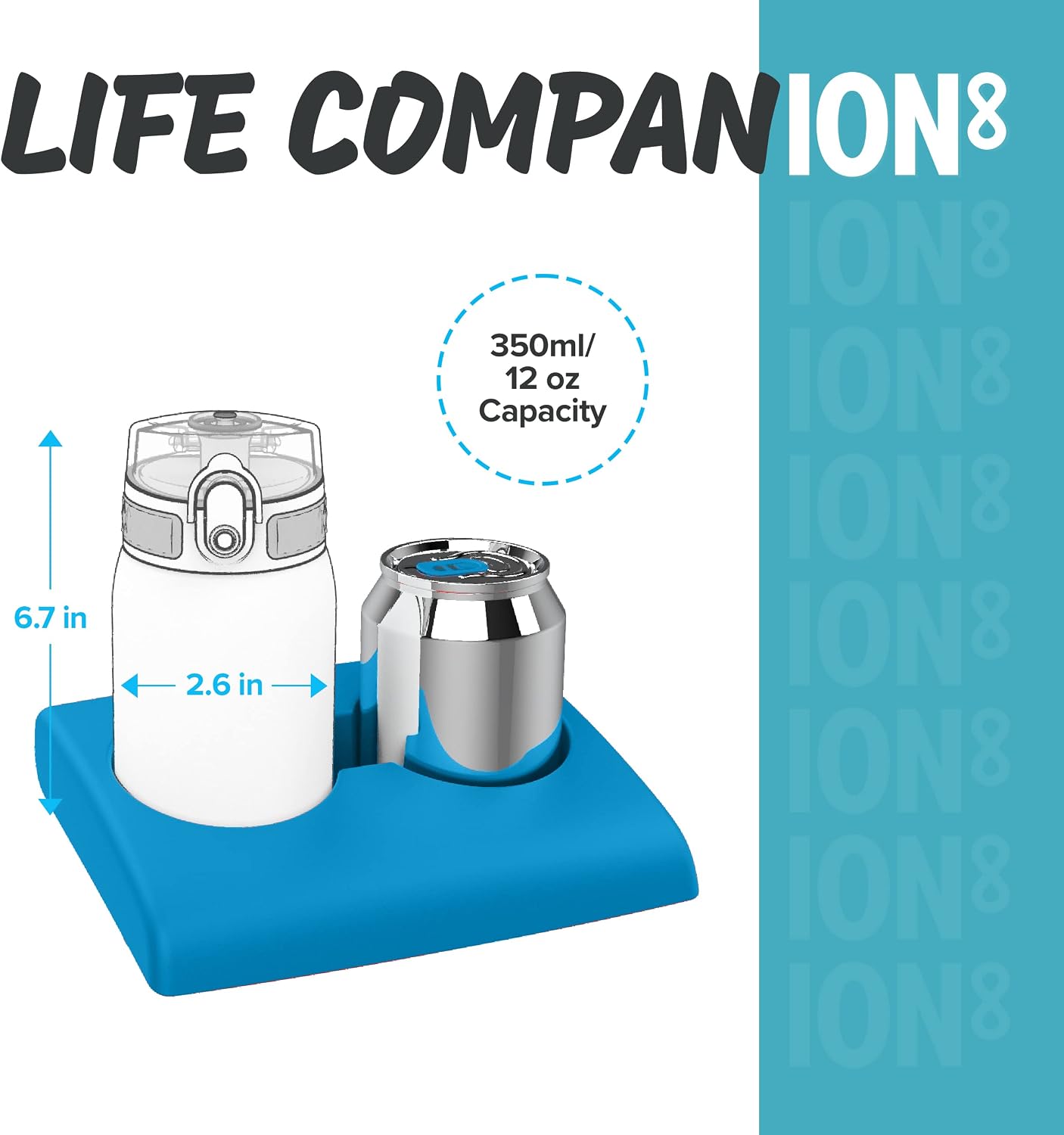 Detalle 2 de ion8 Aqua I8350FAQU gourde enfant 350 ml
