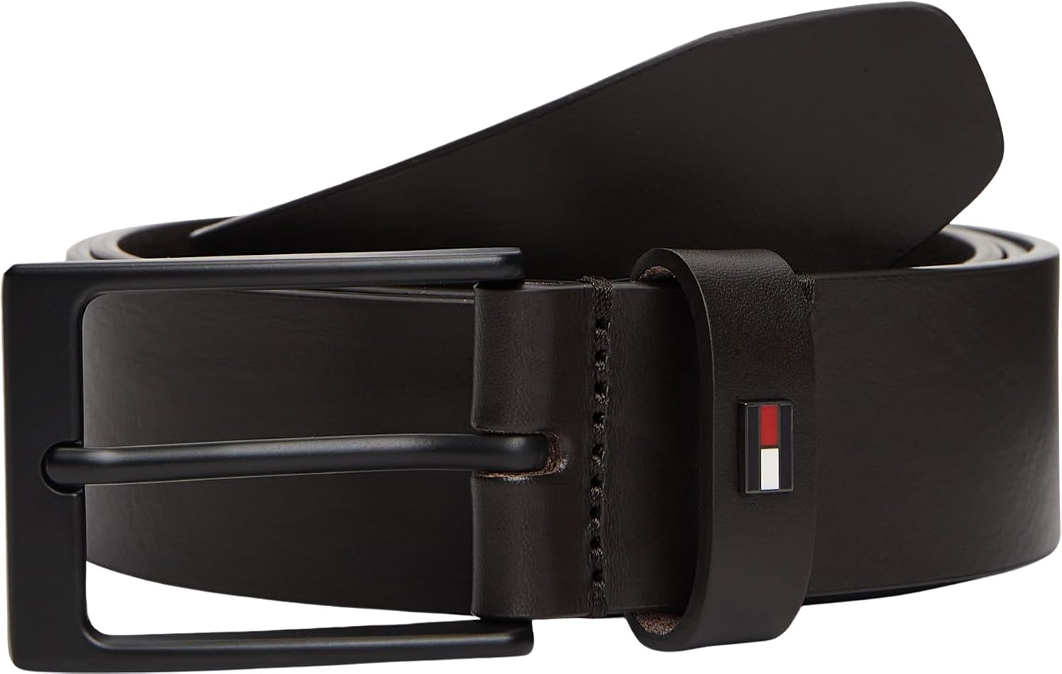Detalle 2 de Tommy Hilfiger Ceinture homme Layton en cuir 3,5 cm