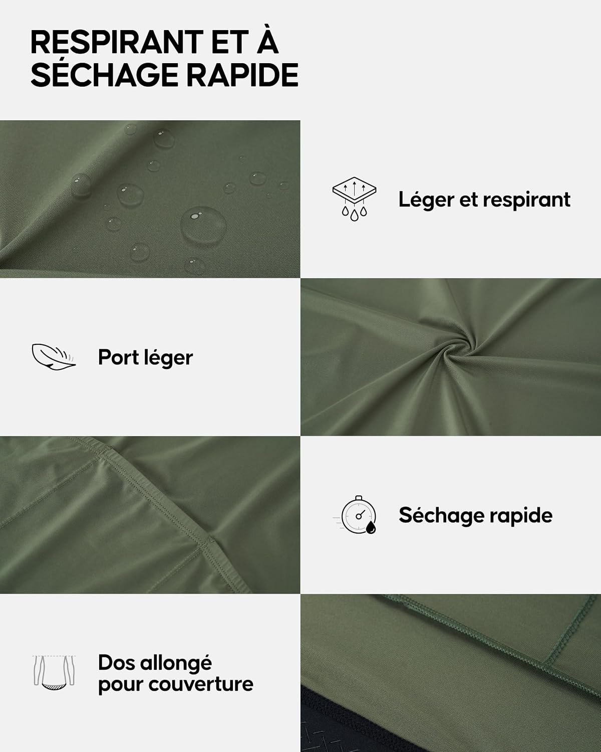 Detalle 2 de DANISH ENDURANCE Maillot de cyclisme manches courtes homme : léger, respirant et coupe ajustée