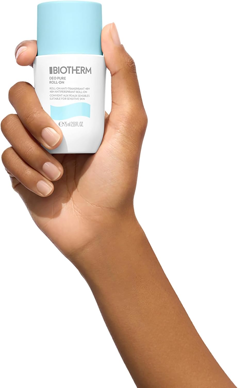Detalle de Biotherm Deo Pure Déodorant Anti-Transpirant 75 ml – Sans parfum, pour tous types de peaux sensibles