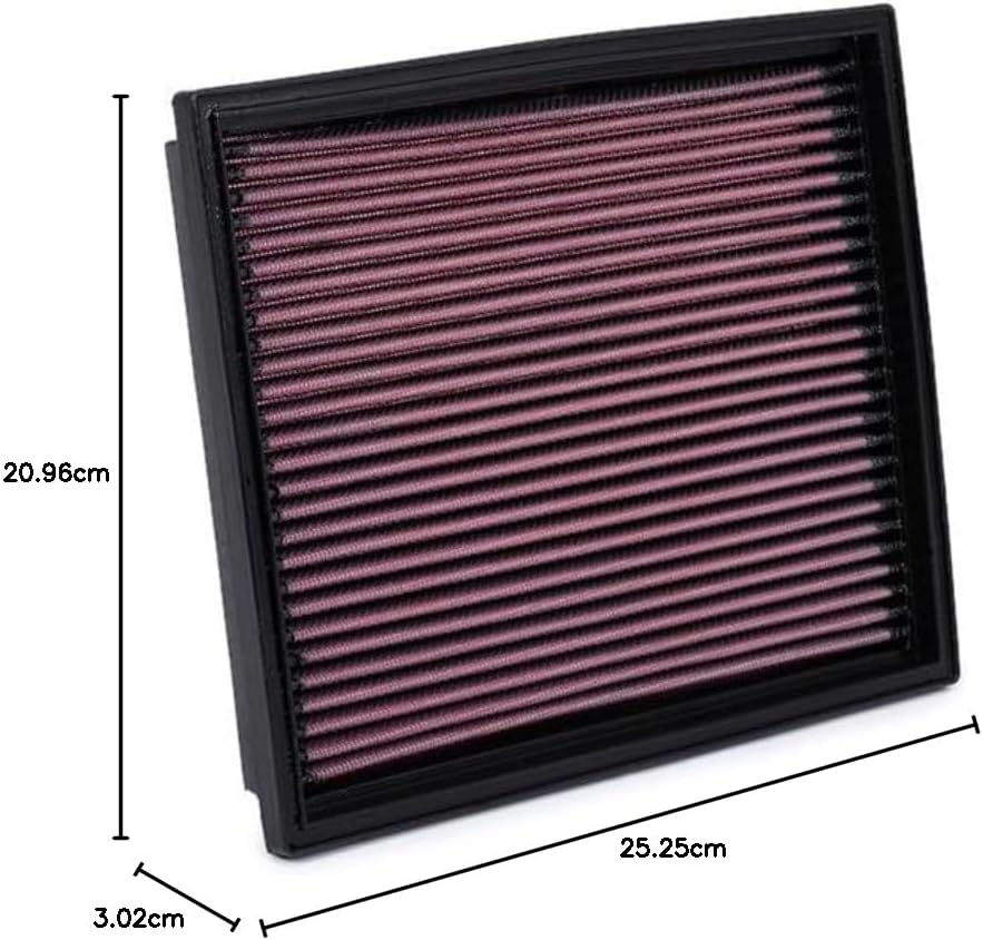 Detalle 2 de K&N Filtre à air de remplacement 33-2142 compatible BMW E39 535i/540i/M5