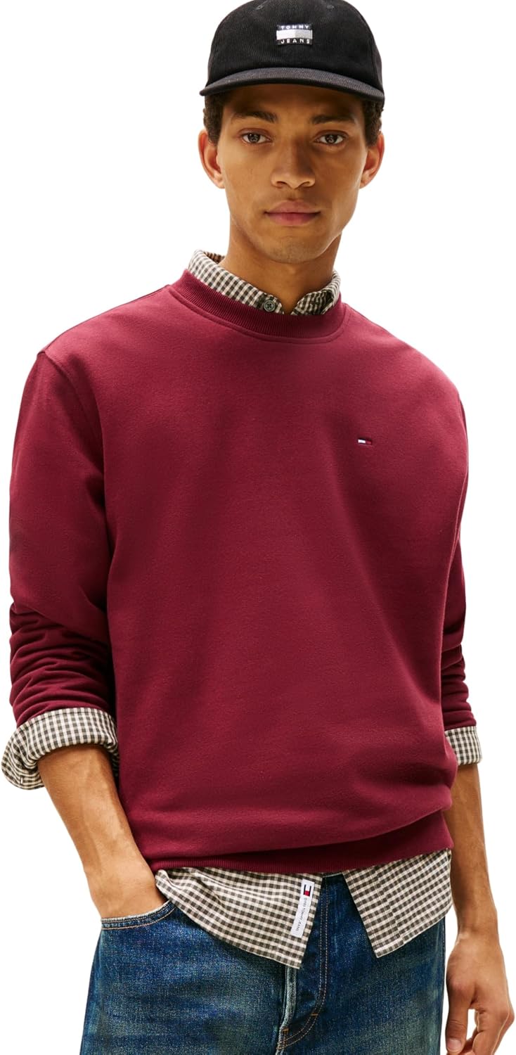 Thumbnail 6 de Tommy Jeans Sweat homme Regular Fit Flag Fleece col ras-du-cou