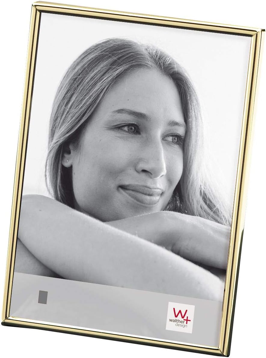 Detalle de walther design Cadre Photo Argent Chloé Portrait WD313S – 13 x 13 cm
