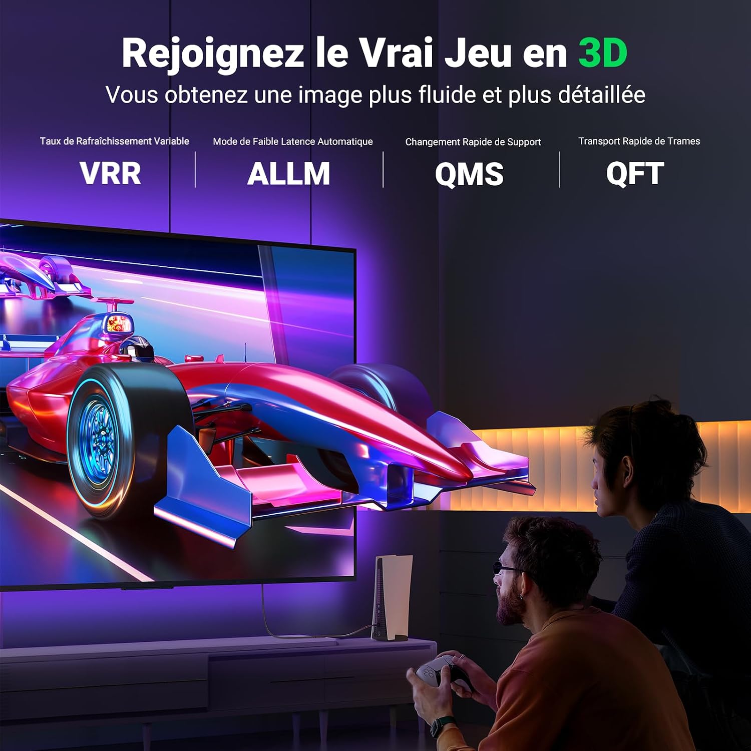 Detalle 2 de UGREEN Rallonge HDMI 2.1 8K 60Hz