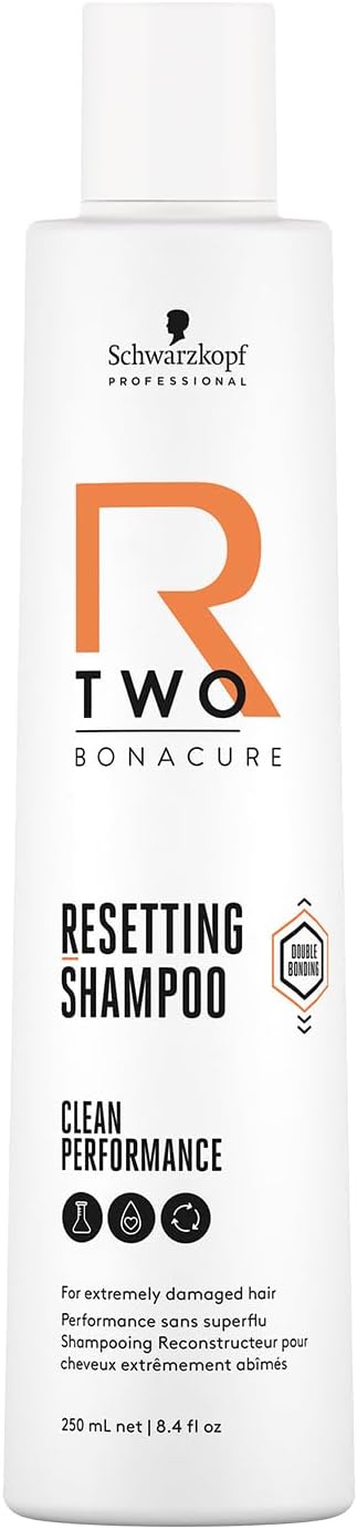 Detalle de Schwarzkopf Professional Bonacure R-TWO Resetting Shampoo – Rééquilibre et Réparation en Douceur