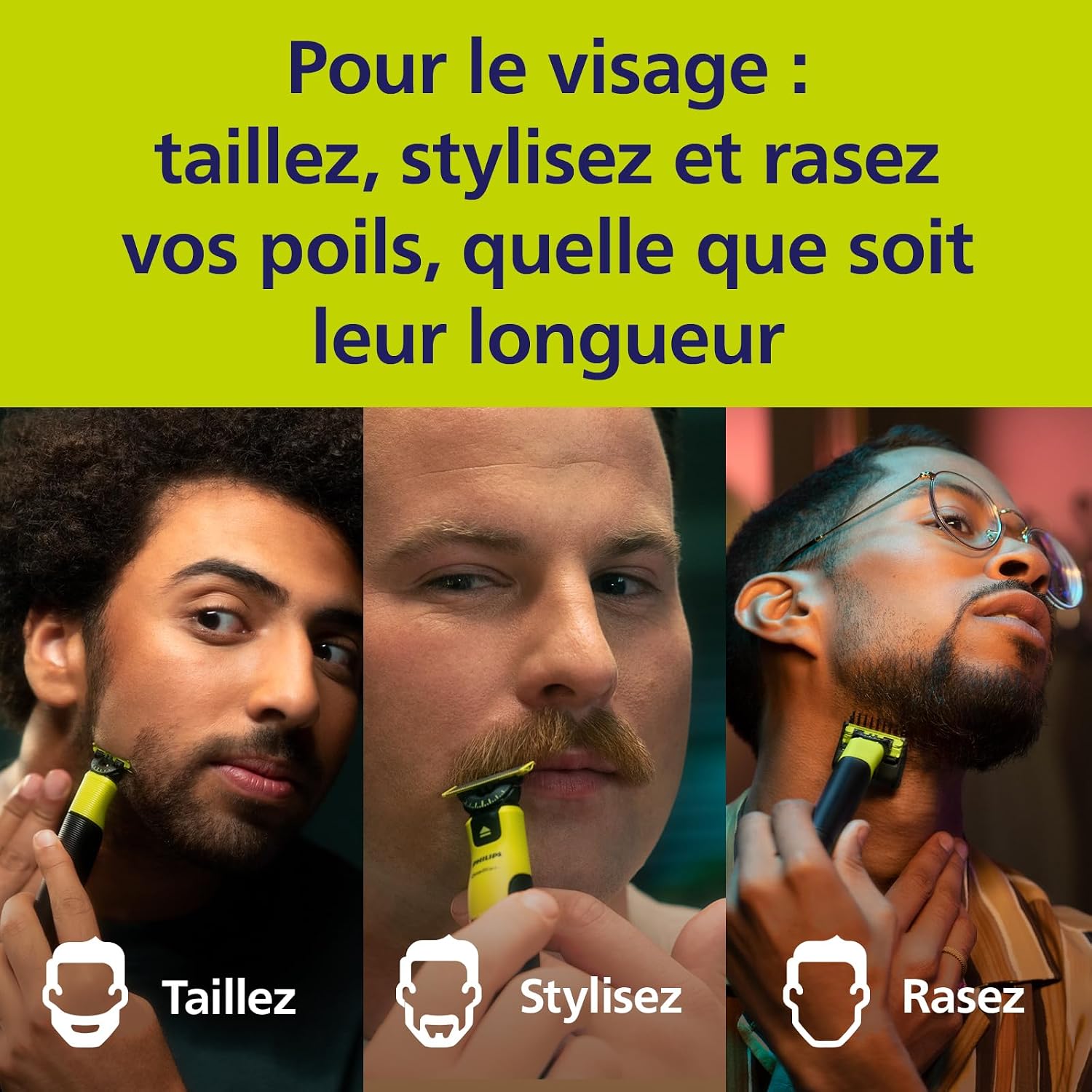 Detalle 2 de Philips OneBlade QP250/50 lames de rechange 5 pièces