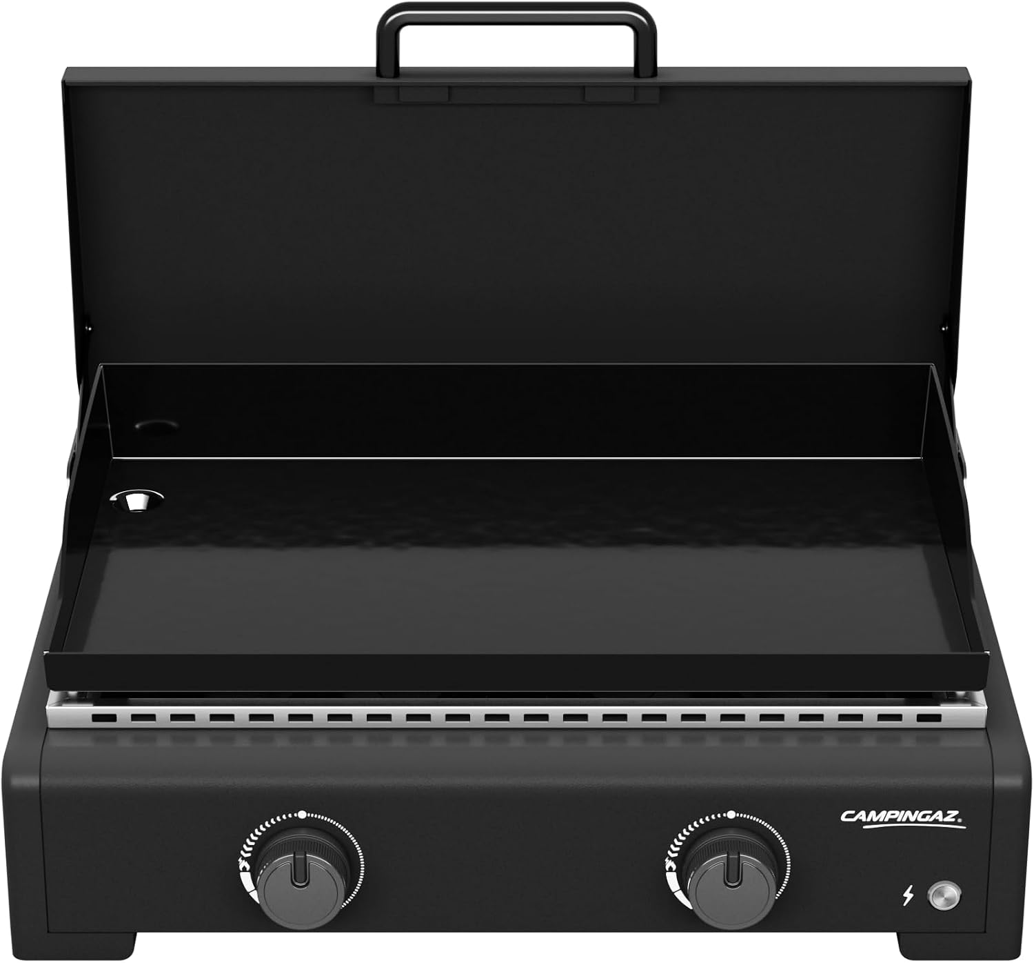 Detalle de Campingaz Plancha Othello 2 L – Plancha barbecue gaz à double brûleur 58 × 36 cm