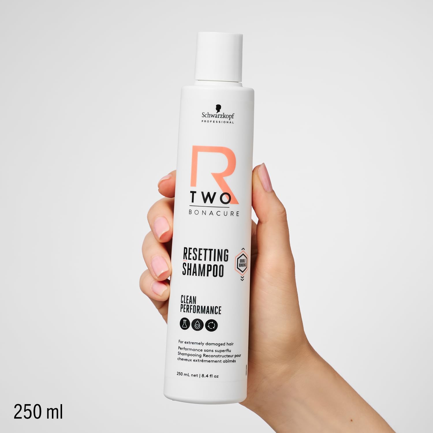 Detalle de Schwarzkopf Professional Bonacure R-TWO Resetting Shampoo – Rééquilibre et Réparation en Douceur
