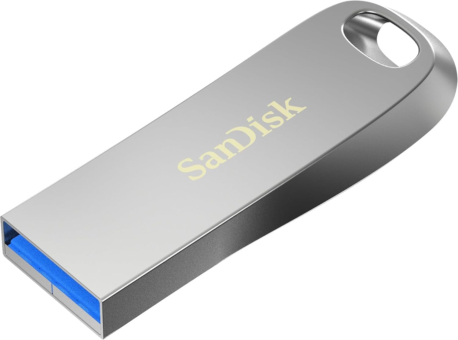 Detalle de SanDisk Ultra Luxe 1 To — clé USB Type-A métallique avec lecture jusqu’à 400 Mo/s, mot de passe et RescuePRO Deluxe