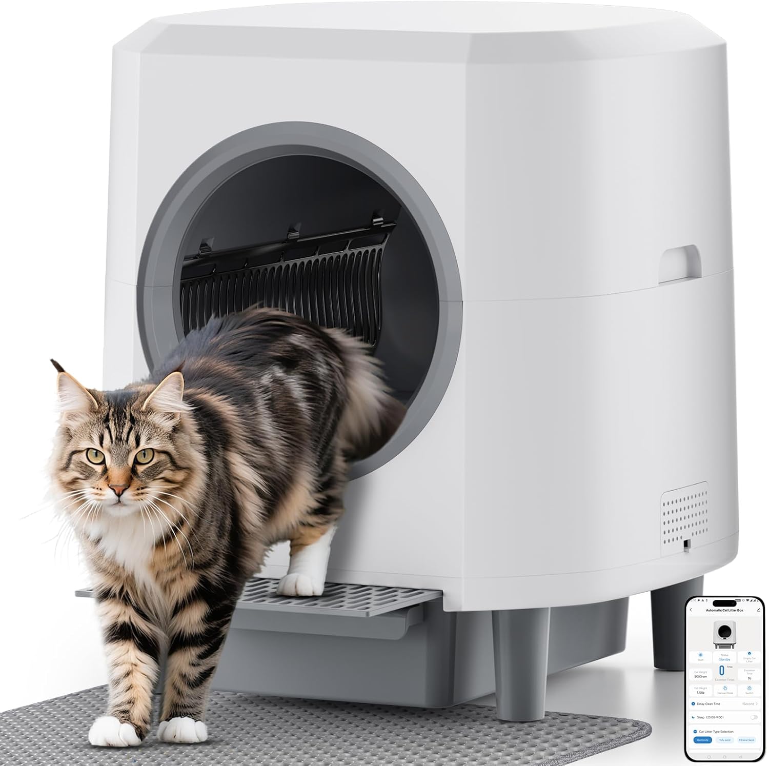 Detalle de Ellenpent Litière autonettoyante 9 L 🐱