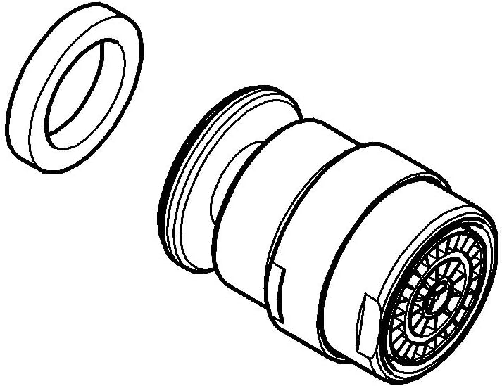 Detalle 1 de Grohe 46461000 Mousseur à rotule