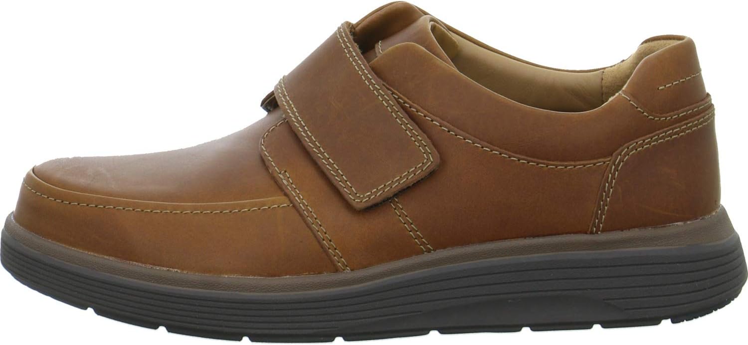 Detalle de Clarks Un Abode Strap MocassinHomme — Mocassin noir, confort Cushion Soft et soutien durable