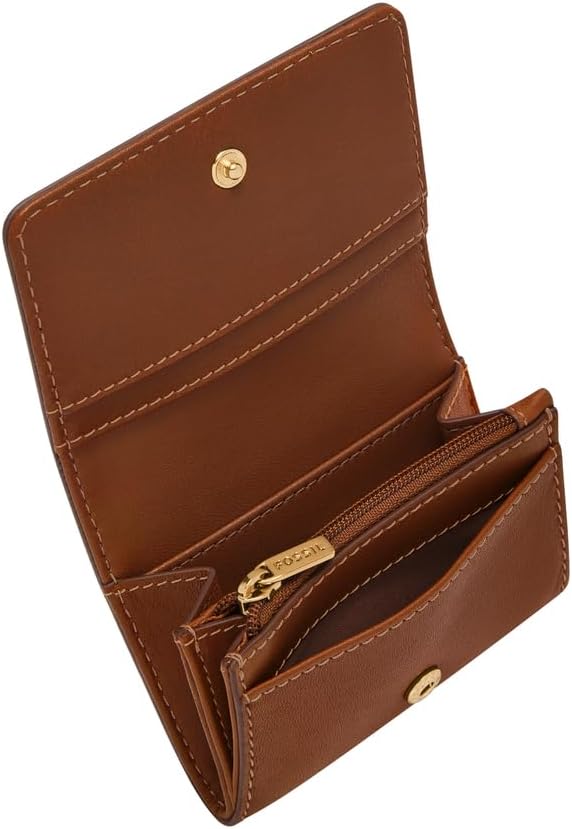 Detalle de Fossil Lennox Leather Bifold Clutch Wallet pour Femmes