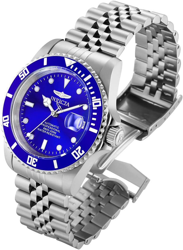 Detalle de Invicta Pro Diver Montre Homme – Mouvement Automatique, Acier Inoxydable 42mm