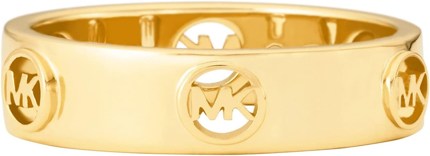 Detalle de Michael Kors Bagues pour femme en pierres semi-précieuses – alliance argent et or