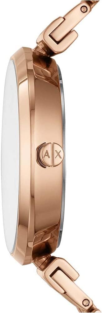 Detalle 1 de Armani Exchange montre pour femmes - cadran 36 mm, mouvement quartz, acier inoxydable et bracelet optionnel en cuir ou silicone