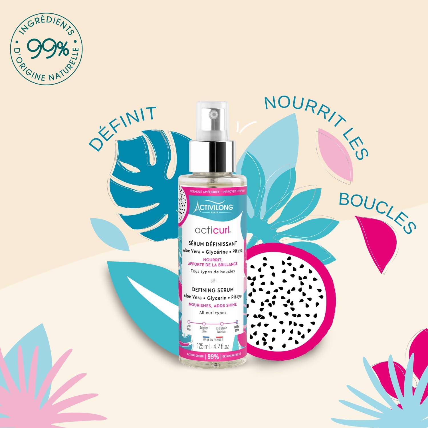 Detalle 2 de Activilong Acticurl sérum définissant 125ml 💇♀