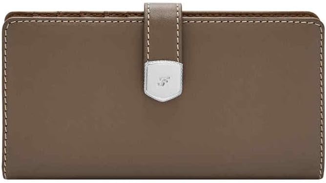 Detalle de Fossil Lennox Leather Bifold Clutch Wallet pour Femmes