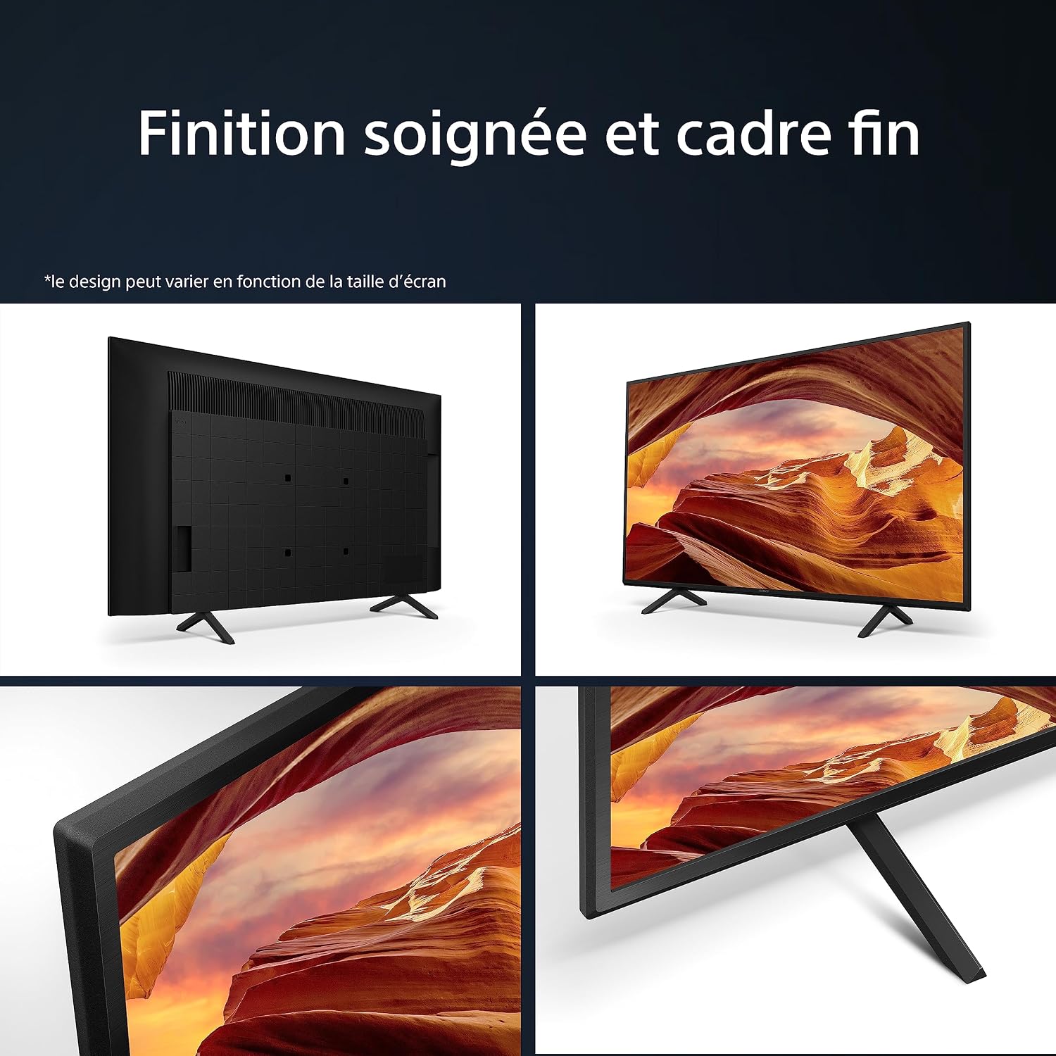 Detalle 2 de Sony BRAVIA KD-43X75WL (2023) : TV 4K LED HDR avec Google TV et mode faible latence HDMI 2.1