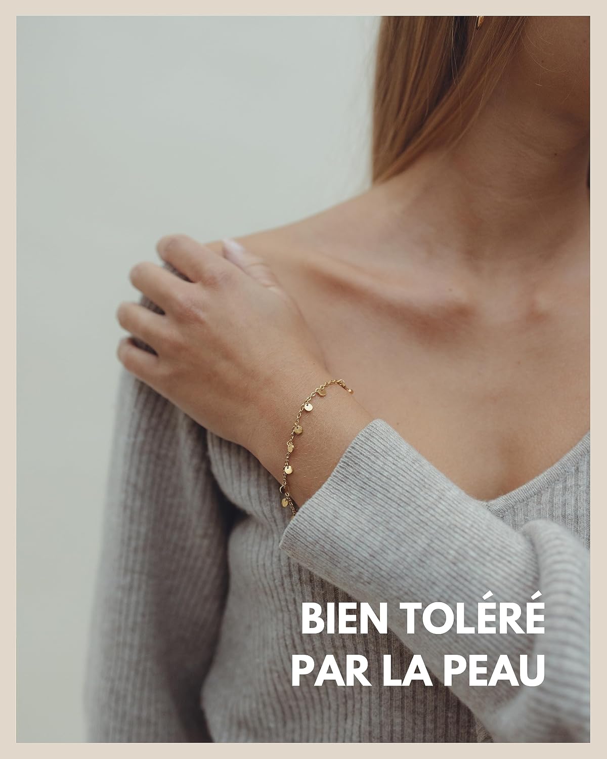 Detalle 2 de GD GOOD.designs EST. 2015 Bracelet à plaquettes, 12 coins ronds, résistant à l'eau