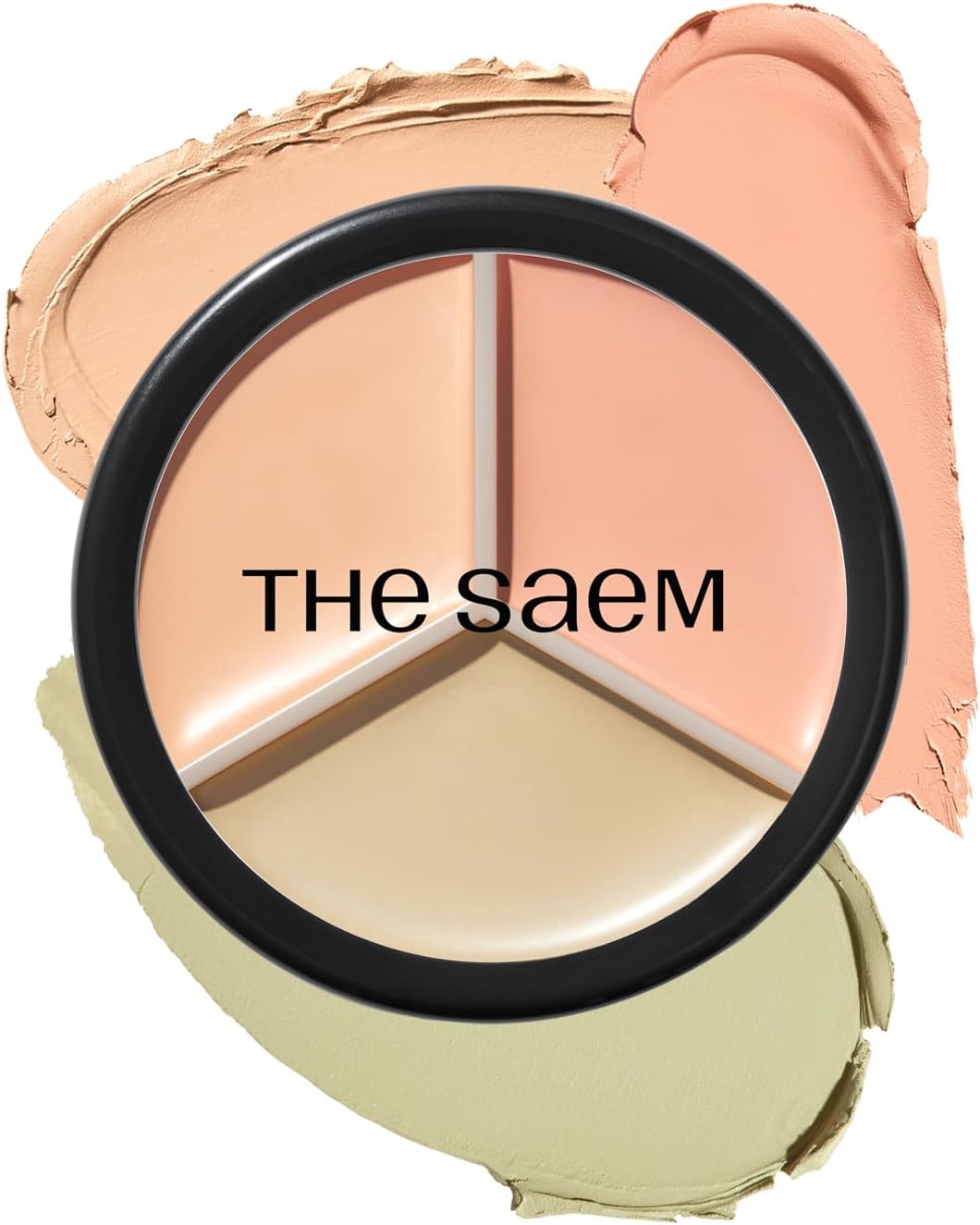 Detalle de THESAEM Cover Perfection Triple Pot Concealer 03 Correct Up Beige – Correcteur triplo pour peau claire