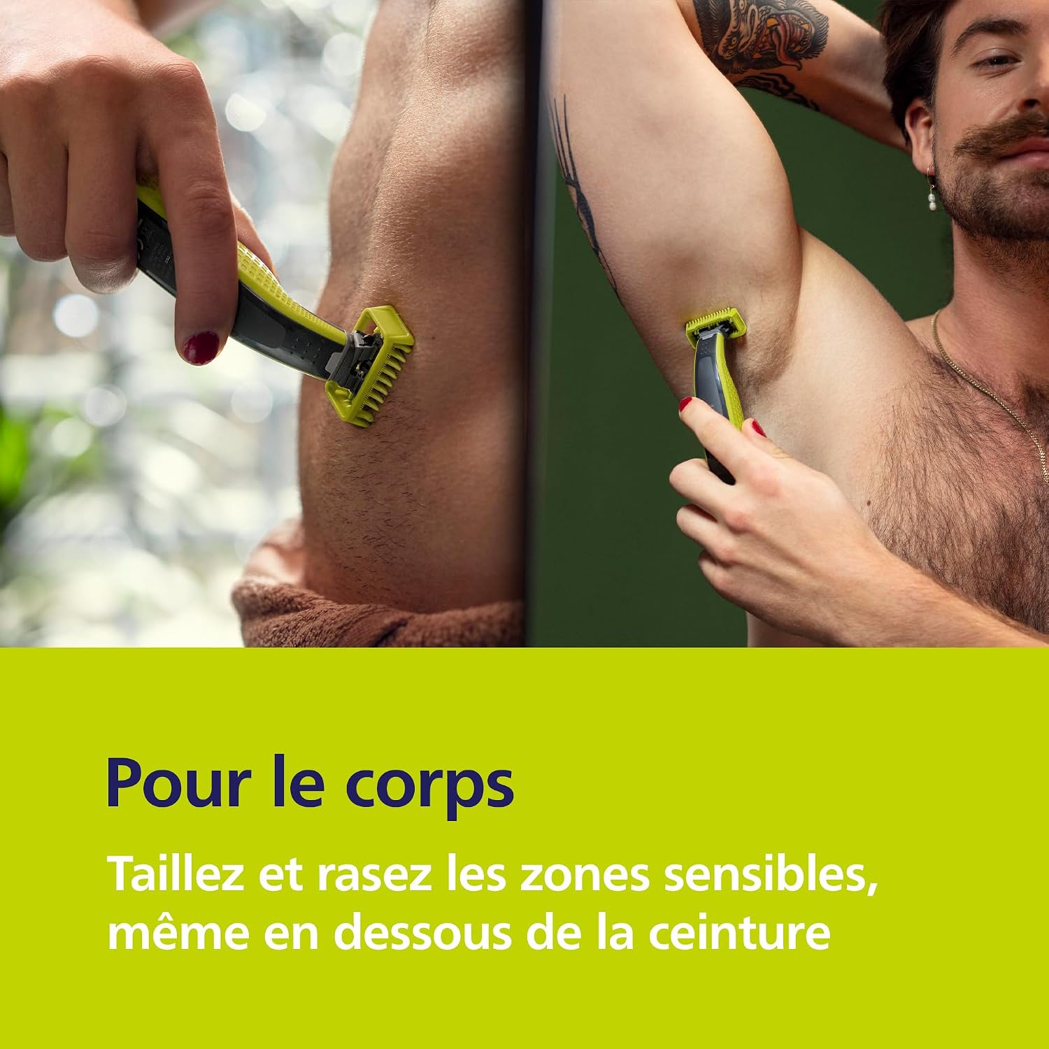 Detalle 2 de Philips OneBlade 360 tondeuse visage et corps 2 lames 360