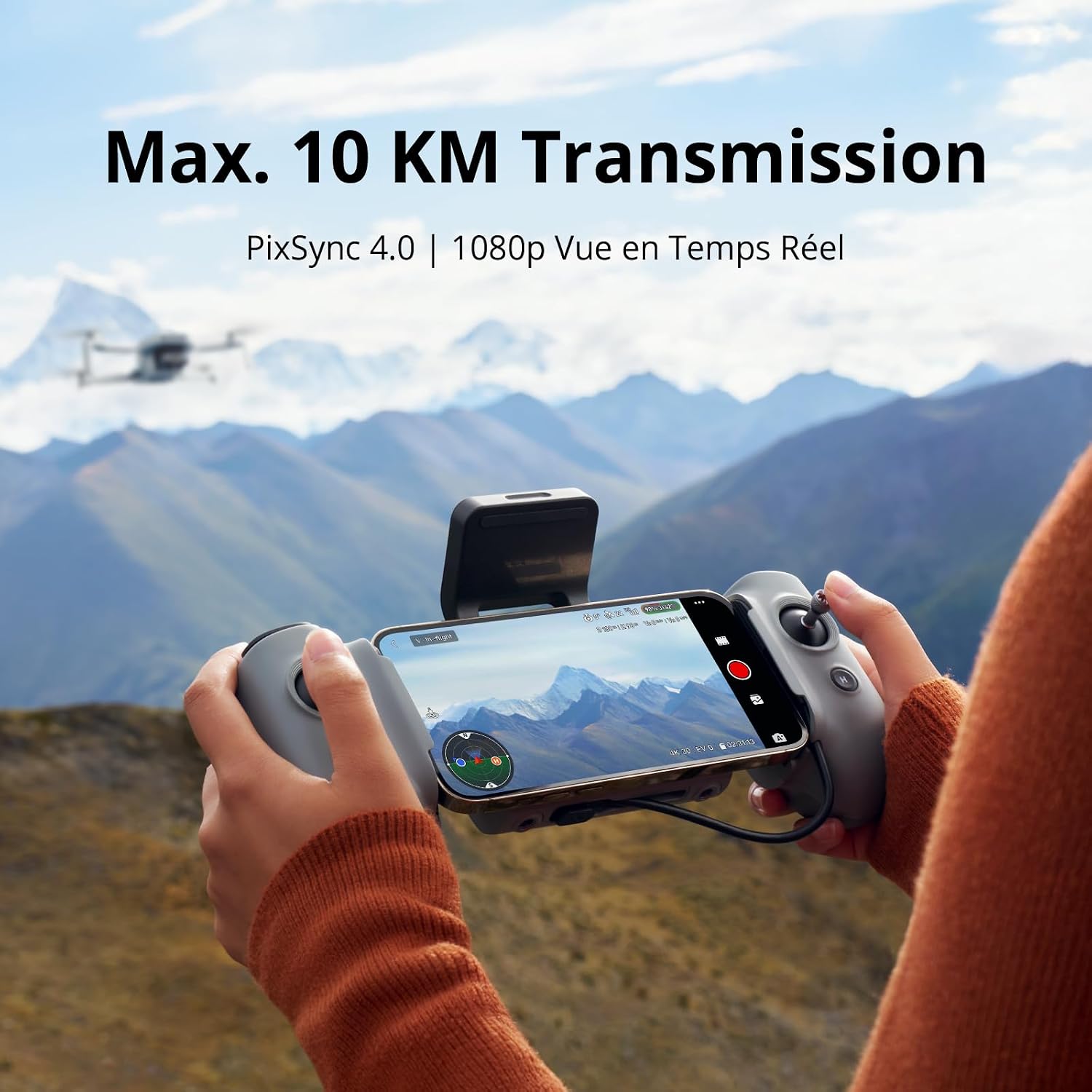 Detalle de Potensic ATOM 2 Drone avec Caméra – Photo 8K, Vidéo 4K HDR et Suivi IA, Moins de 249 g