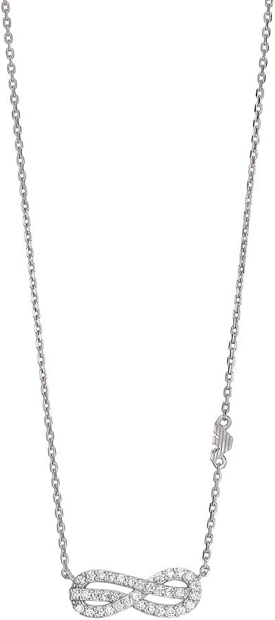 Detalle 2 de Emporio Armani Collier en argent sterling pour femme avec fermoir mousqueton