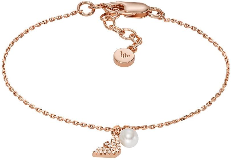 Detalle 2 de Bracelet Emporio Armani en argent 925 doré rose, fermoir à mousqueton