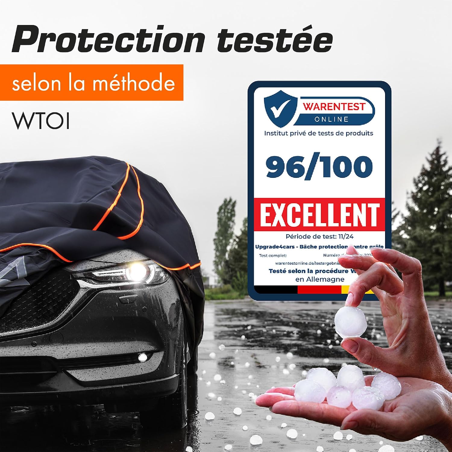 Thumbnail 2 de Upgrade4cars Bâche SUV Extérieur S 403×178×145 cm