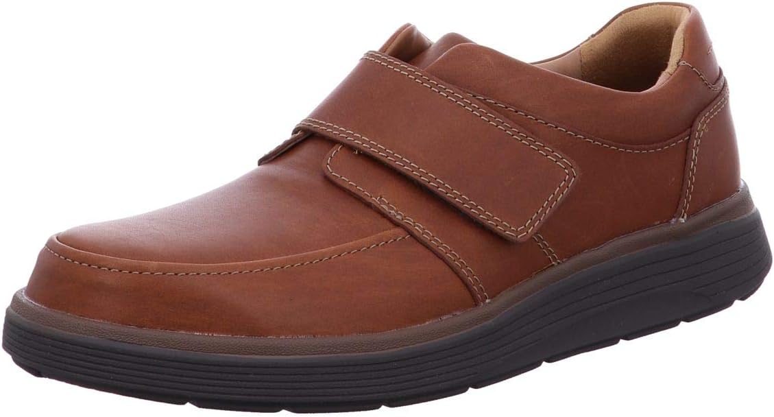 Detalle de Clarks Un Abode Strap MocassinHomme — Mocassin noir, confort Cushion Soft et soutien durable
