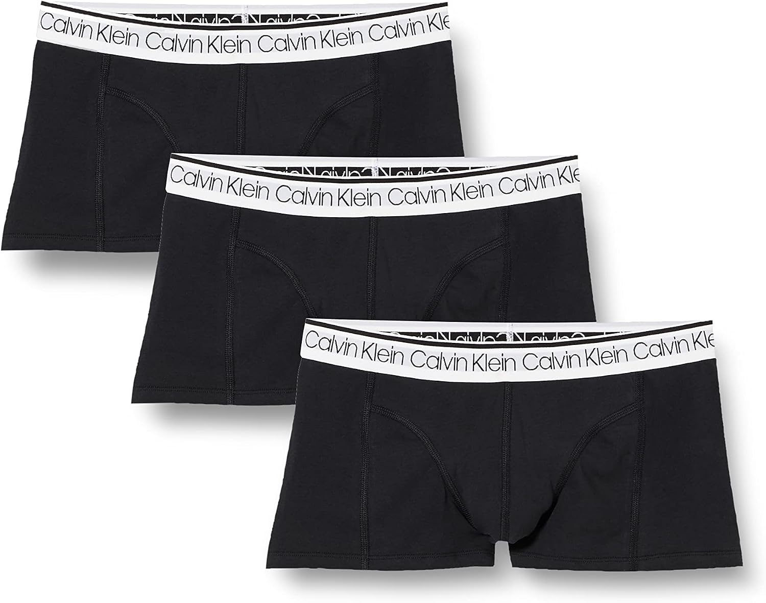 Detalle de Calvin Klein Surge Low Rise Trunk 3pk – Lot de 3, Coffre Taille Basse Homme