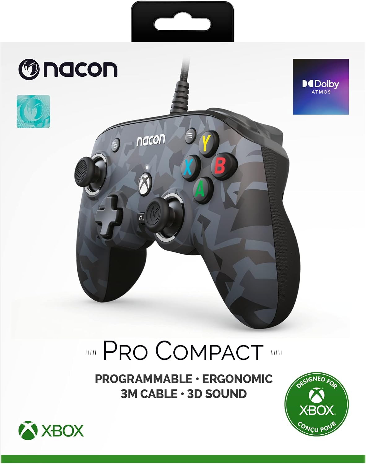 Detalle de Nacon Pro Compact Controller Camo Urban : la manette compacte au look camo urban