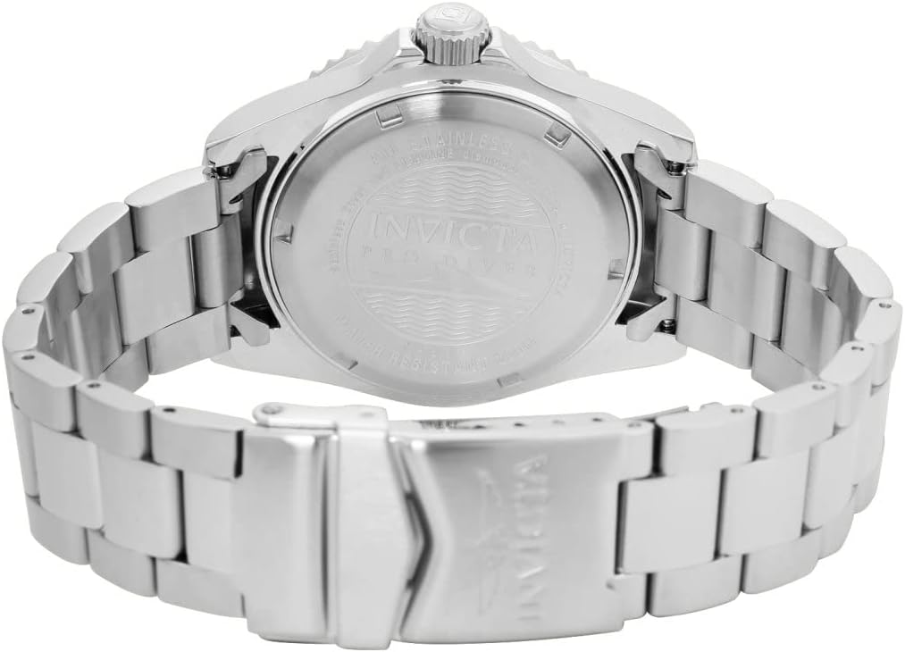 Detalle de Invicta Pro Diver Femme – Montre quartz en acier inoxydable, 40 mm, mouvement précis
