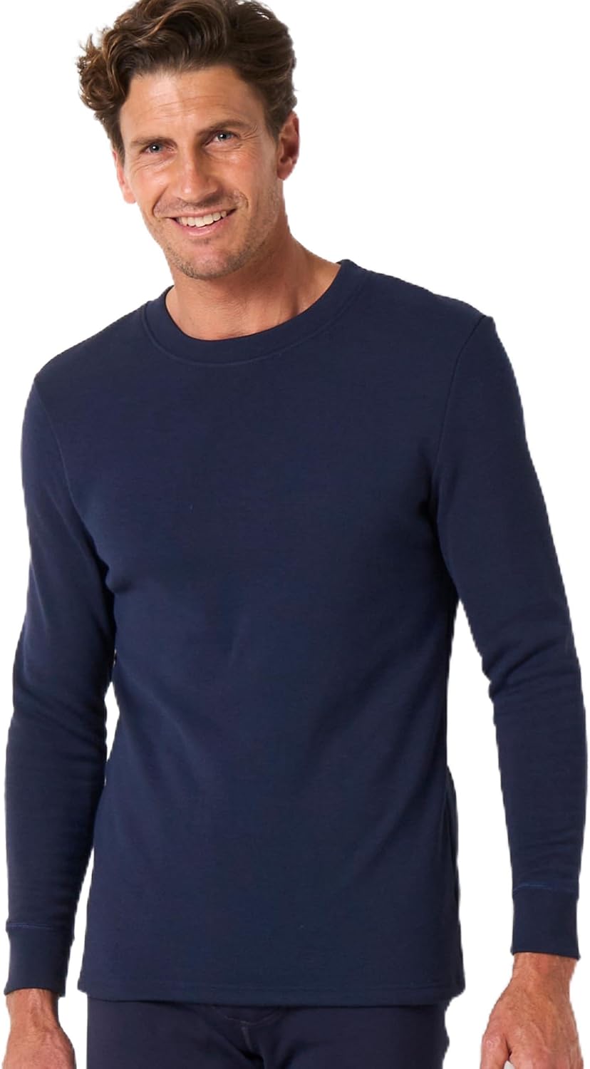 Detalle 2 de T-shirt Thermolactyl manches longues Damart (molleton) en blanc