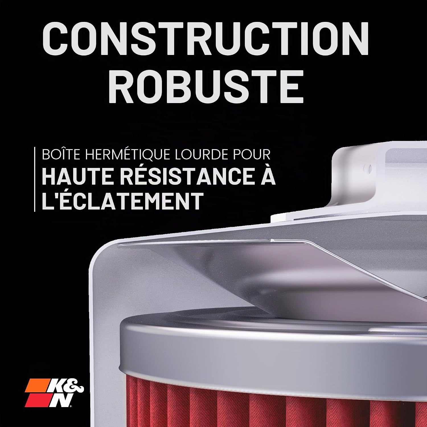 Detalle de K&N Powersports Filtre à Huile KN-170 Bloc 75x94mm, compatible Harley Davidson