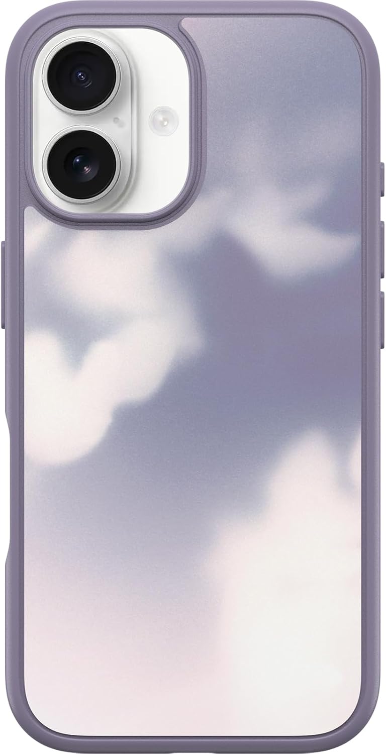 Detalle de Coque OtterBox Symmetry Series MagSafe pour iPhone 16, antichoc, résiste aux chutes, bleu nuage 🚚