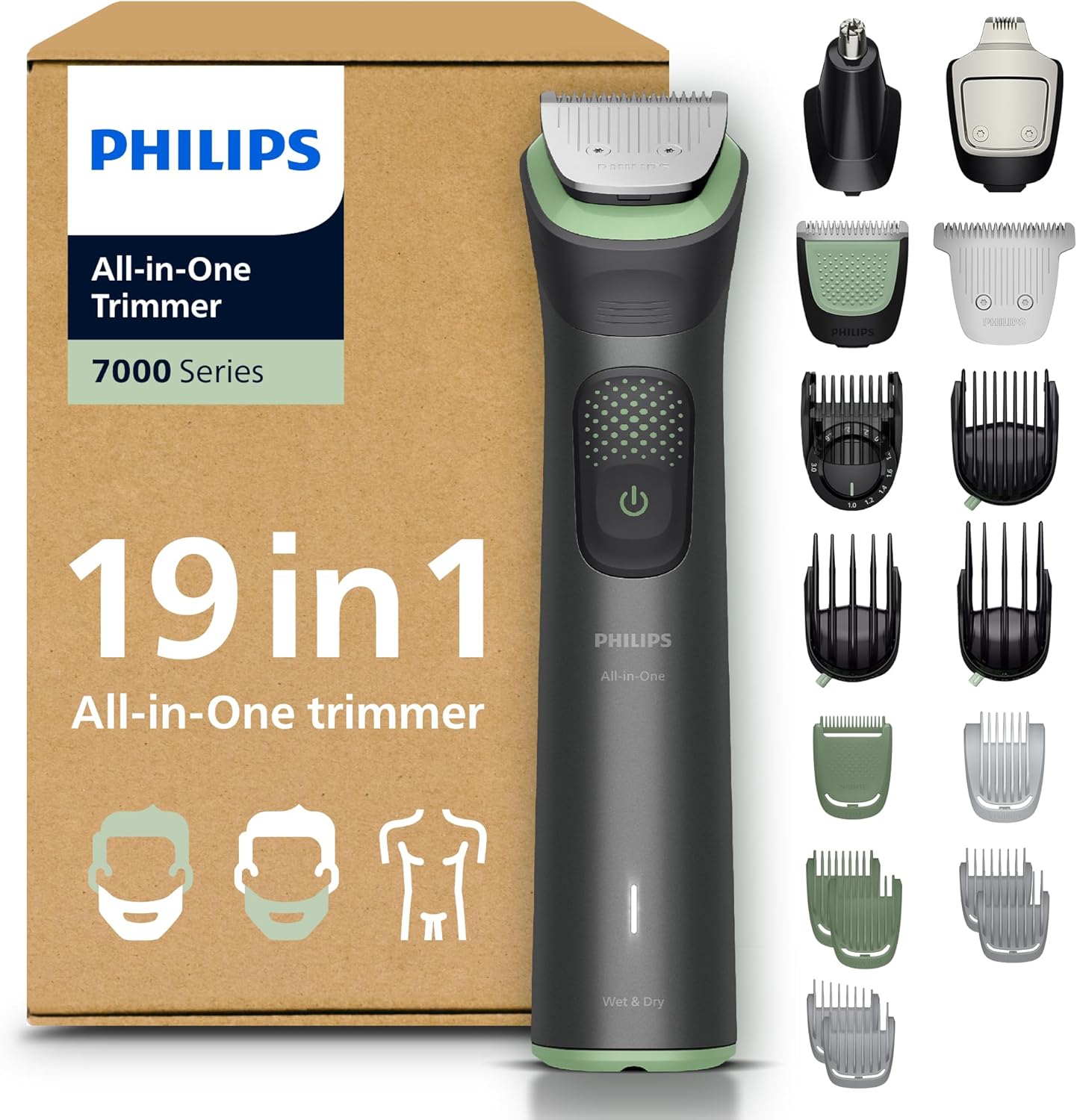 Detalle de Philips Multigroom série 7000 MG7962/30