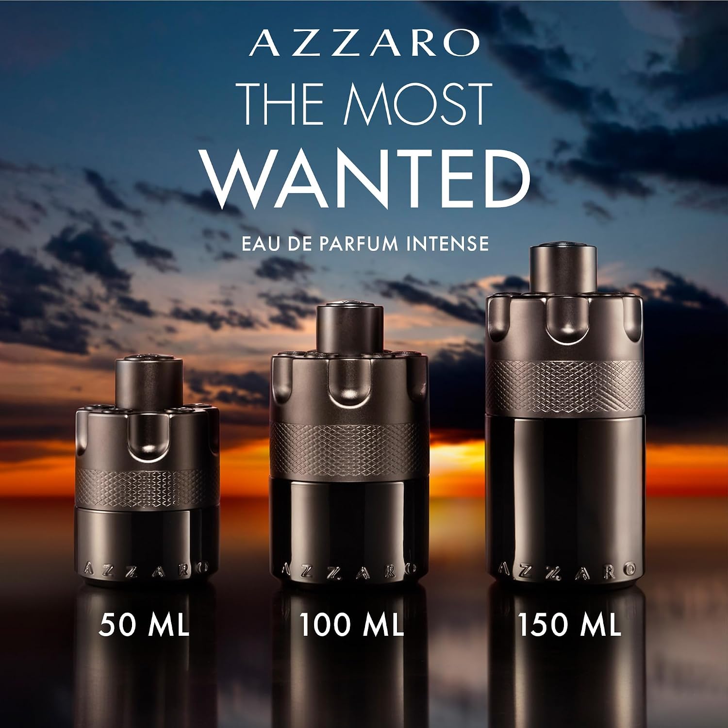 Detalle de Azzaro The Most Wanted Intense Homme Eau de Parfum Fougère Ambré Boisé – spray longue tenue