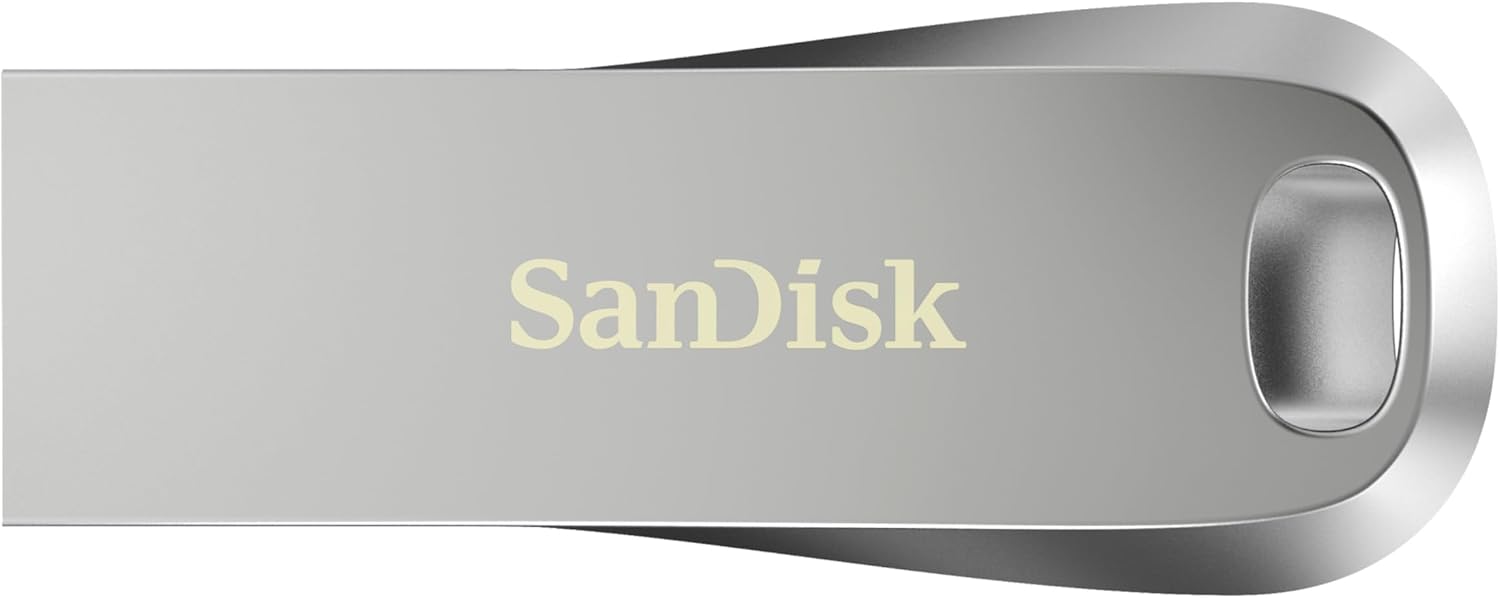Detalle de SanDisk Ultra Luxe 1 To — clé USB Type-A métallique avec lecture jusqu’à 400 Mo/s, mot de passe et RescuePRO Deluxe